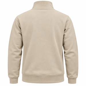 Custom Men Quarter Zip Sweatshirt Half Zip Pullover Stand Collar Fleece Sweatshirt Plain Custom Men's Casual Track Top <b>Jumper</b> - Product Image 2