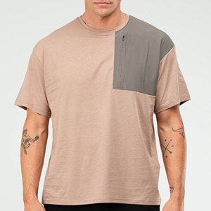 Camiseta Oversize para Hombre, Tejido de Algodón Peinado con Borde sin Rematar, Estampado por Sublimación Personalizado para Ropa Urbana - Product Image 1