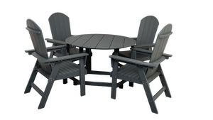 Colorful four seater <b>garden</b> <b>set</b> Weather resistant wooden furniture Traditional design <b>garden</b> <b>set</b> - Product Image 2