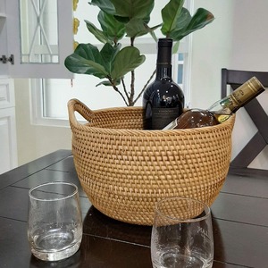 Cesto de Ropa de Bambú y Ratán de Nuevo Diseño, Hecho a Mano con Fibra Natural, Organizador de Almacenamiento para el Hogar, Venta al Por Mayor - Product Image 4