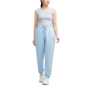 Pantalon de jogging décontracté pour femme, coupe ample, doux et extensible, 100 % coton, taille élastique, idéal pour le fitness - Product Image 1