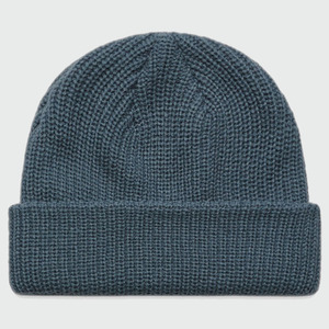 Gorro Unisex Negro Sólido, 100% Acrílico, Tejido, Estilo Casual de Invierno para Adultos, 58-60CM, Diseño con Borde, para Exteriores - Product Image 4