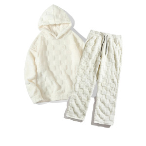 AZ LUCKY SPORTS Nouvelle Collection – Ensemble Pull à Capuche en Laine Thermique Lourde 100% Laine, Style Décontracté, Tricoté, Personnalisable avec Logo pour Homme – Collection Automne - Product Image 2