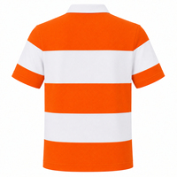 Polo homme anti-plis 100 % coton à blocs de couleur, manches courtes, décontracté, sport, col rabattu, empiècements contrastants, uniforme de golf et de tennis