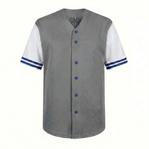 Camiseta de Béisbol Personalizada de Alta Calidad 100% Poliéster, Uniforme de Béisbol Cosido al por Mayor, Camiseta de Moda de Verano - Product Image 4