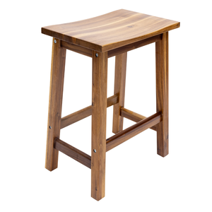 Modern Water Resistant Acacia Wood Bar <b>Stools</b> Vietnam-Durable Eco-Friendly Furaka Bar Furniture for Hotel Dining Living Room Use - Product Image 6
