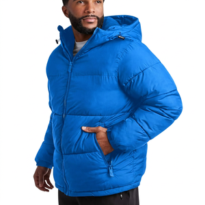 Winter Jacket Cotton Winter Coat Patchwork <b>Padded</b> Jacket Parka Overcoat Detachable Hood <b>Waterproof</b> Quilted Jacket - Product Image 1