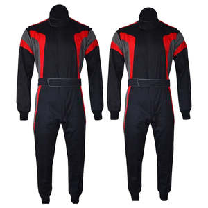 Combinaison de karting confortable à manches longues, couleur unie, imperméable, vêtements de sport légers, design personnalisé, respirante, couleur unie - Product Image 2