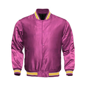 Chaqueta Varsity de Lana Naranja para Hombre, Corte Regular, Cuello Alto, Cierre con Botones de Cuerno, Impermeable, Ropa Casual de Invierno, Forro de Poliéster - Product Image 6