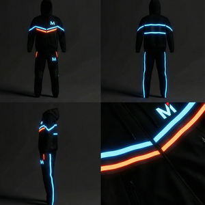 Ensemble de survêtement unisexe pour l'entraînement sportif, décontracté, uni, pour la course en plein air, vêtements de fitness, respirant, séchage rapide, polyester/coton, USA Europe - Product Image 6