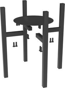 Metal Iron <b>Plant</b> <b>Stand</b> with Pot Tall White Indoor Outdoor Flower Planter Rack for Home Bedroom Office Garden Decor - Product Image 5