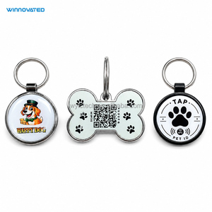 Etiqueta Inteligente <span class=keywords><strong>para</strong></span> Collar de Perro o Gato con Logotipo Personalizado, Impermeable, con Epoxy, NFC y Código <span class=keywords><strong>QR</strong></span> - Product Image 6