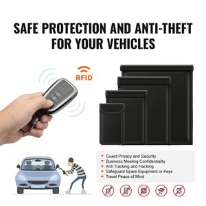 Sacs Faraday, lot de 4 pochettes pour ordinateur portable, tablette, téléphone et équipement numérique bloquant les signaux radio - Product Image 2