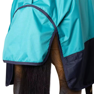 Couverture pour chevaux personnalisée en polyester imperméable toutes saisons, intérieur/extérieur, avec doublure en nylon, légère, pour l'équitation - Product Image 3