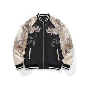 เสื้อแจ็คเก็ตซูกะจังผู้ชายสไตล์พรีเมียม ตกแต่งด้วยงานปัก ซับในโพลีเอสเตอร์ไนลอน เป็นมิตรกับสิ่งแวดล้อม ระบายอากาศได้ดี เสื้อแจ็คเก็ตซูกะจัง - Product Image 3