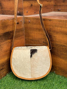 Sacs à main en cuir de vachette pour femmes en cuir véritable sac à bandoulière grande capacité sac à bandoulière sacs à main en cuir occidental - Product Image 5