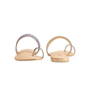 Golden FN0783 Fancy Flats Cómodo y elegante Chappal - Product Image 2