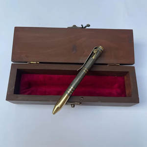 Stylo en acier de Damas, instrument d'écriture de haute qualité pour le bureau d'entreprise et l'utilisation professionnelle - Product Image 1