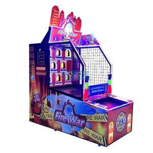 Máquina recreativa interactiva de lanzamiento de bolas de fuego Fire War Ball Toss 1 PL con canje de tickets, juego de premios para centros de entretenimiento familiar - Product Image 1