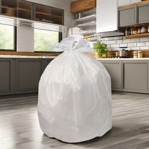 Bolsas de basura reforzadas de HDPE de alta resistencia, bolsas de basura resistentes para la eliminación de residuos a granel y tareas industriales - Product Image 1