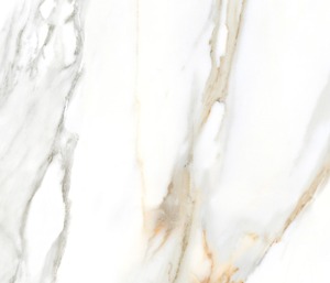 Dalles de porcelaine polie blanche Borghini, surfaces élégantes effet marbre pour intérieurs de luxe - Product Image 1