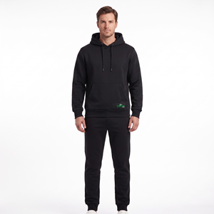 Sweat à capuche unisexe respirant en coton imprimé, style streetwear, avec poche pour l'hiver - Product Image 1