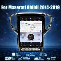 Autoradio GPS Android 13 12,1'' pour Maserati Ghibli 2014-2019 Écran Tesla Lecteur multimédia de voiture Stéréo auto