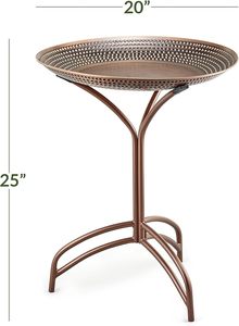 Bebedero para Pájaros de Metal Ecológico y de Lujo con Diseño Elegante para Decoración de Jardín y Patio Trasero, para que los Pájaros beban agua al aire libre - Product Image 2