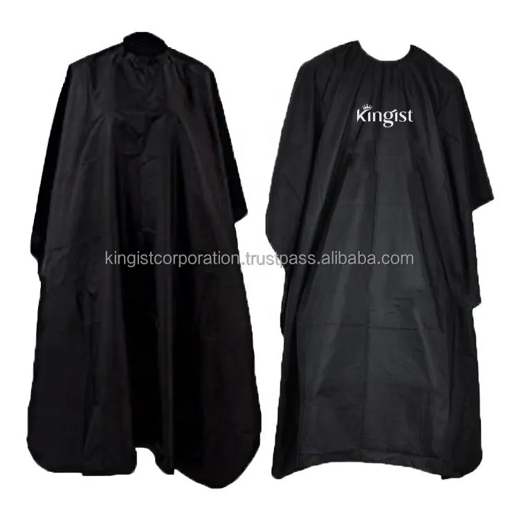 Polyester Hair Salon Capes Custom Logo Hairdressing Apron Hair dye Hair Coloring Capes Hairdresser Black Barber Capes