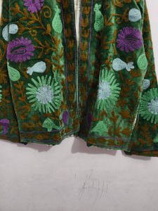 Velvet Suzani <b>Embroidered</b> <b>Jacket</b> <b>for</b> <b>Women</b> Breathable Floral Design Handcrafted Artisan <b>Women's</b> <b>Jacket</b> beautiful design - Product Image 2