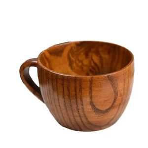 Jarra de Cerveza Vintage de Madera con Revestimiento de Acero Inoxidable, Vaso de Madera para Bebidas, Venta al por Mayor - Product Image 4