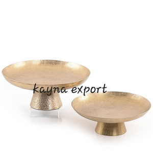 Cuenco de Metal elegante con acabado dorado, patrón martillado, forma única, cuenco para servir, decoración de vajilla, última creación artesanal, comida - Product Image 6