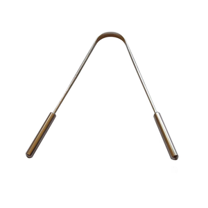 Raspadores de lengua de acero inoxidable en forma de U, herramientas de limpieza de lengua para uso profesional, limpiador de lengua OEM ODM, gran venta. - Product Image 3