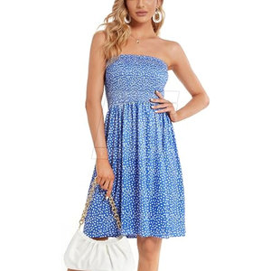 Floral Summer Beach Dress For Women Loose Fit <b>Printed</b> Cover Up Light Casual Dress For Vacation Travel And <b>Seaside</b> Wear - Product Image 2