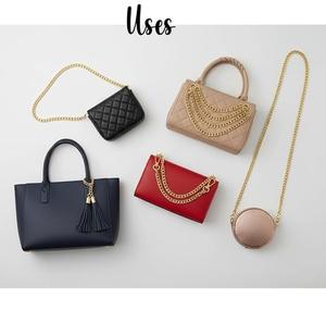 OEM Wholesale Aluminum Metal 48 Inch Golden Chain Removable Shoulder Strap Bulk Luxury Bag Chain <b>Accessory</b> for <b>Handbags</b> & Purses - Product Image 4