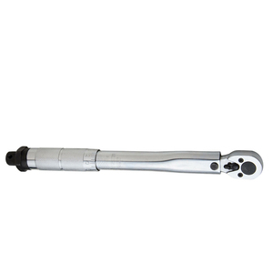 Precision <b>Torque</b> Wrench Silver Knurled Grip Manual Adjustable Force Tool - Product Image 3