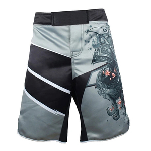 Shorts MMA de qualité supérieure pour hommes en tissu extensible polyester-spandex, shorts d'entraînement UFC, shorts MMA tendance - Product Image 5