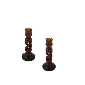 Support de bougie minimaliste en bois fait main pour mariage, événement festif, élégant support de bougie chauffe-plat pour décoration intérieure et table - Product Image 3