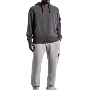 Sudaderas con capucha casuales para hombre, lisas, 100% algodón, tela gruesa, extragrandes, a muy bajo precio. - Product Image 3