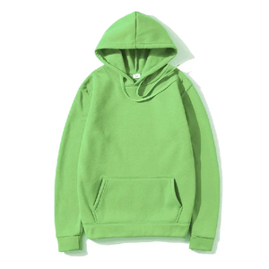 Sweat-shirt à capuche noir pour homme, coupe classique, en coton French Terry, décontracté, pour l'automne, avec poche - Product Image 2