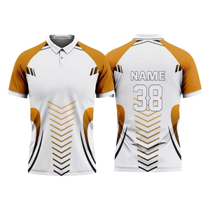 Camiseta de Cricket Profesional, Diseño Personalizado, Poliéster, Absorbe la Humedad, Transpirable, Ropa Deportiva, Tela de Poliéster de Secado Rápido y Duradera - Product Image 2