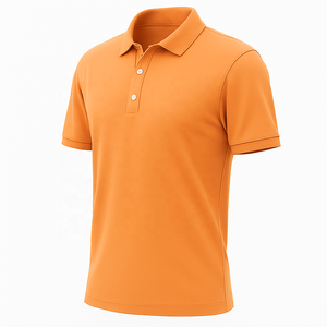 Polo homme en coton à manches courtes, t-shirt décontracté respirant pour l'été, coupe ajustée, confortable, élégant et décontracté - Product Image 5