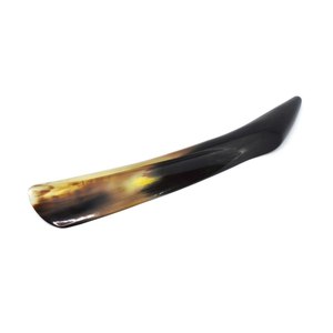 Elegant buffalo horn shoe natural material shoe horn curved design smooth finish durable footwear <b>helper</b> premium tool - Product Image 2