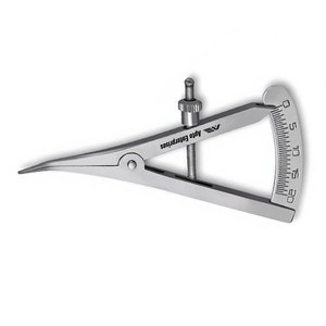 Calibre Castroviejo angulaire 3,5 pouces, instrument de mesure pour cartographie osseuse, échelle 0-20 mm, précision dentaire, chirurgicale, orthopédique - Product Image 2