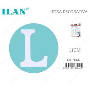 Ilan Lettera Decorativa L 11Cm Bianca Decorazione da Parete - Product Image 1