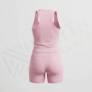 Conjunto de Yoga de Dos Piezas, Ropa Deportiva, Top Deportivo, Ropa Deportiva para Mujer, Conjuntos de Ejercicio, Logotipo Personalizado, Traje Deportivo - Product Image 2