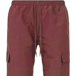 Pantalon cargo décontracté pour homme, coupe droite, multi-poches, avec cordon de serrage et taille élastique, idéal pour les activités de plein air et le fitness en automne - Product Image 4