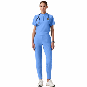 OEM ODM Classic Design Women Healthcare <b>Doctor</b> Uniform Clinical Hospital Pharmacy Scrubs Top Nursing Uniform - Product Image 3