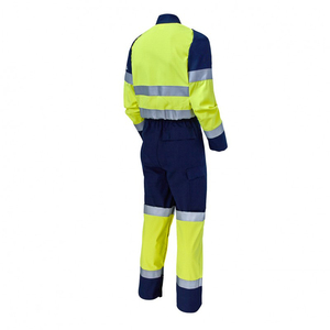ชุดคลุมป้องกันแบบกำหนดเองพร้อมโลโก้สำหรับคนงาน ราคาโรงงาน มาตรฐาน ANSI Class 2 EN ISO 20471 Class 3 พร้อมแถบสะท้อนแสง LED ไฟกระพริบเพื่อความปลอดภัย - Product Image 2
