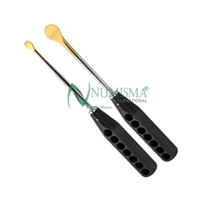 Elevador Espinal Cobb con Mango de Plástico, Hoja Curva Ancha, Acero Inoxidable Alemán Largo, Fuente de Alimentación Manual, Certificado CE, Plateado - Product Image 3